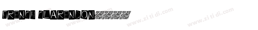 French Clarendon字体转换